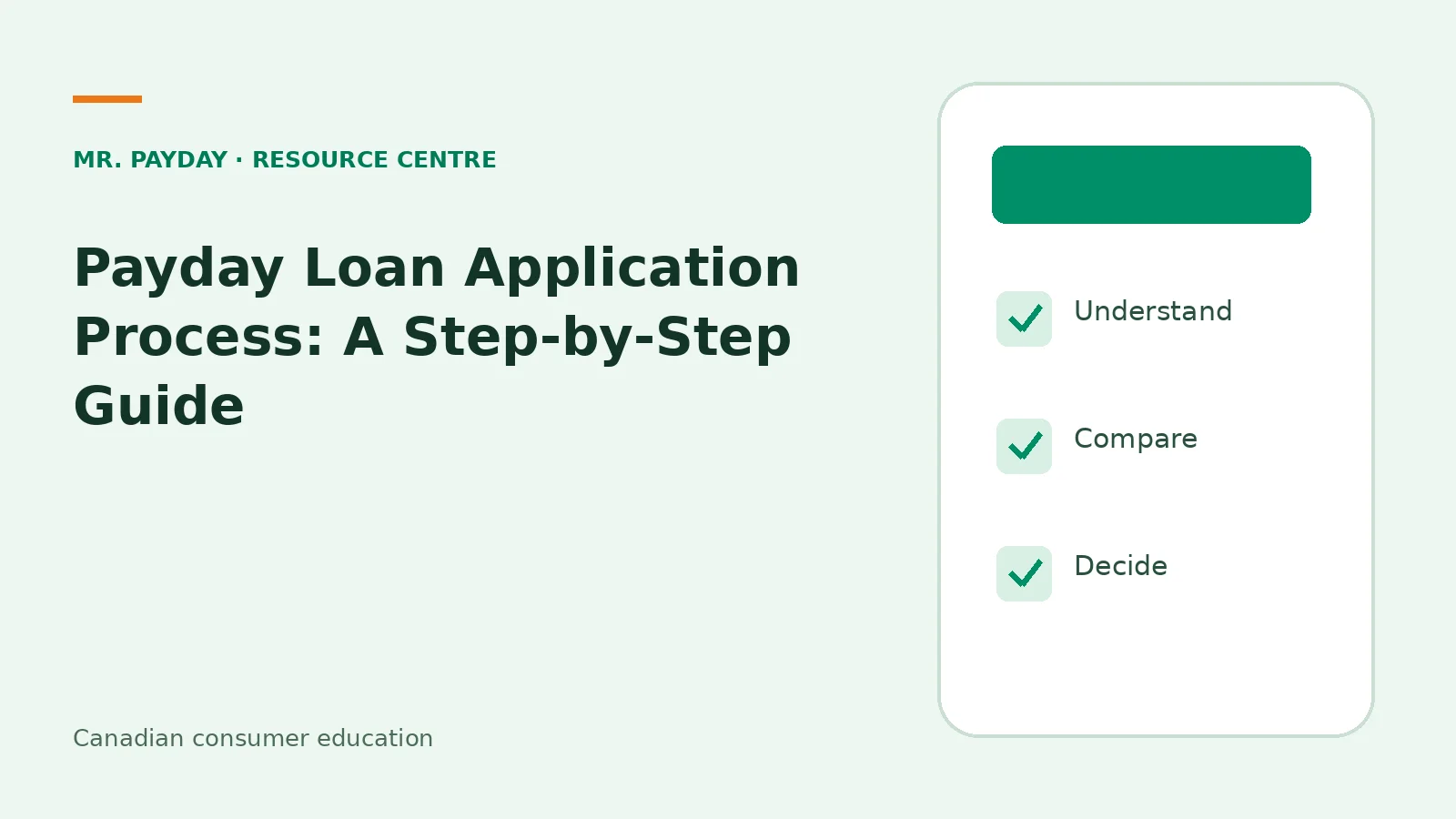 Payday Loan Application Process: A Step-by-Step Guide — educational checklist