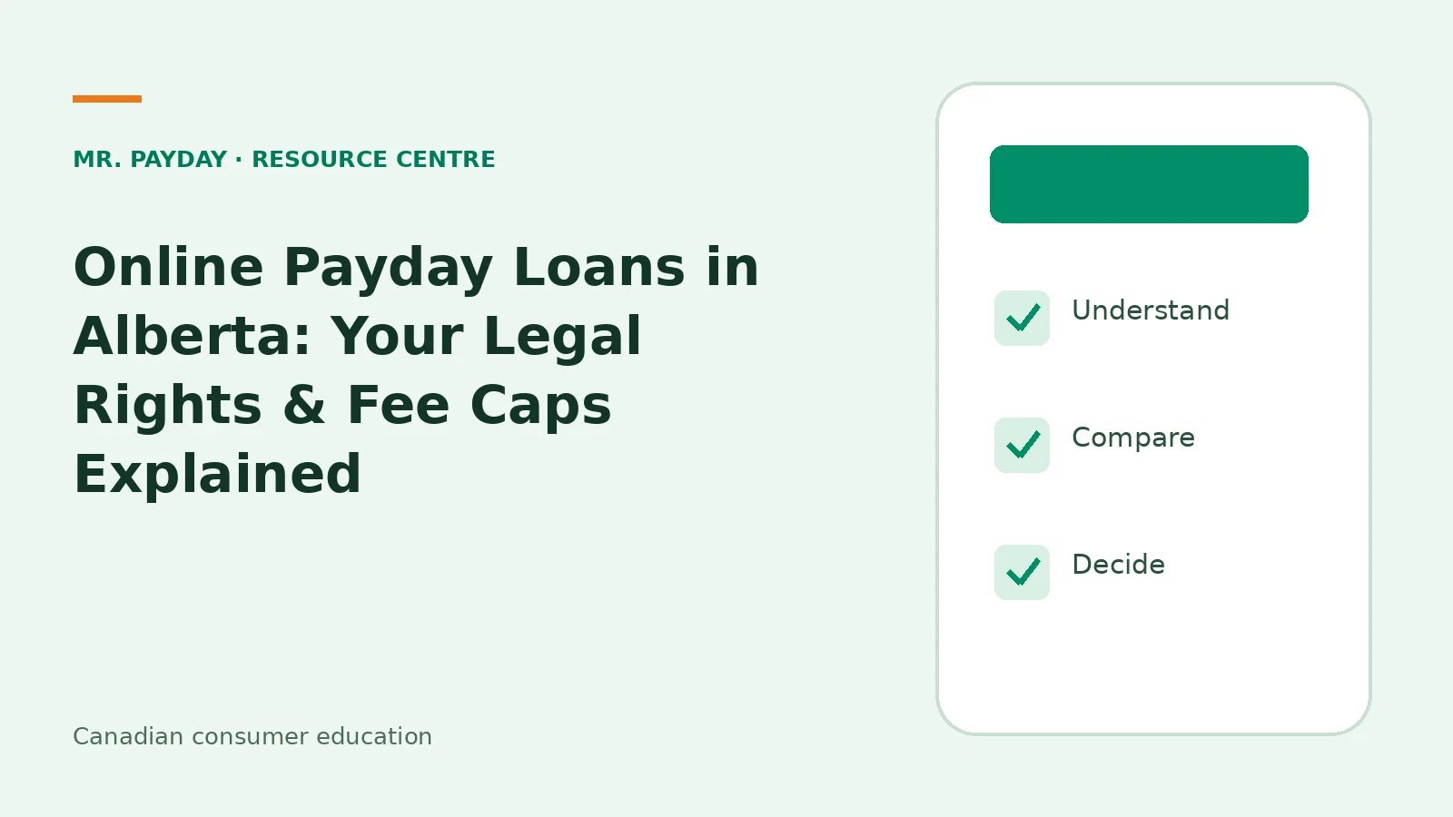 Online Payday Loans in Alberta: Your Legal Rights & Fee Caps Explained — topic guide